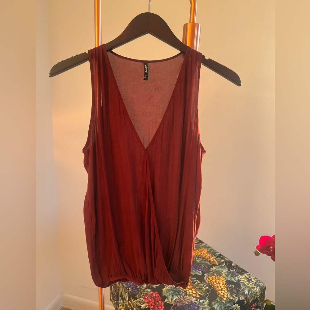 {stradivarius} Maroon blouse